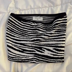 babaton aritzia sculp knit tube top